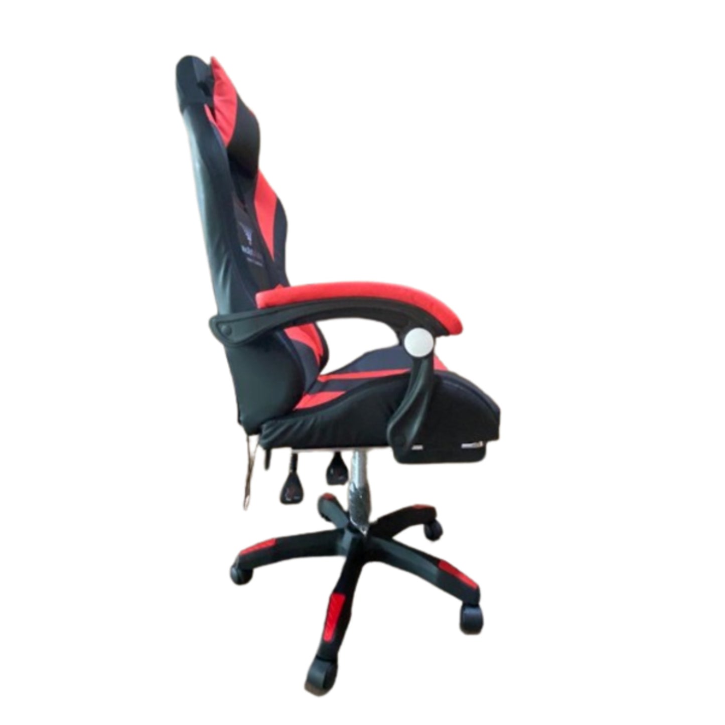 Silla Gamer Masajeador Lumbar Negro Roj